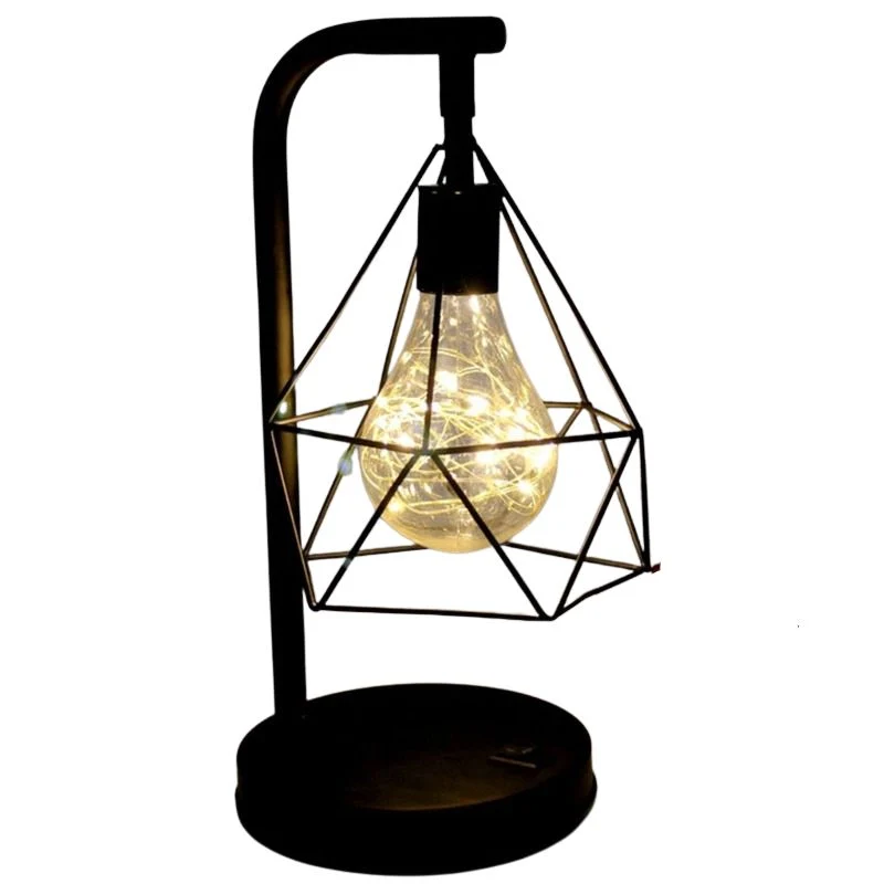 Schwarze Vintage Schreibtischlampe