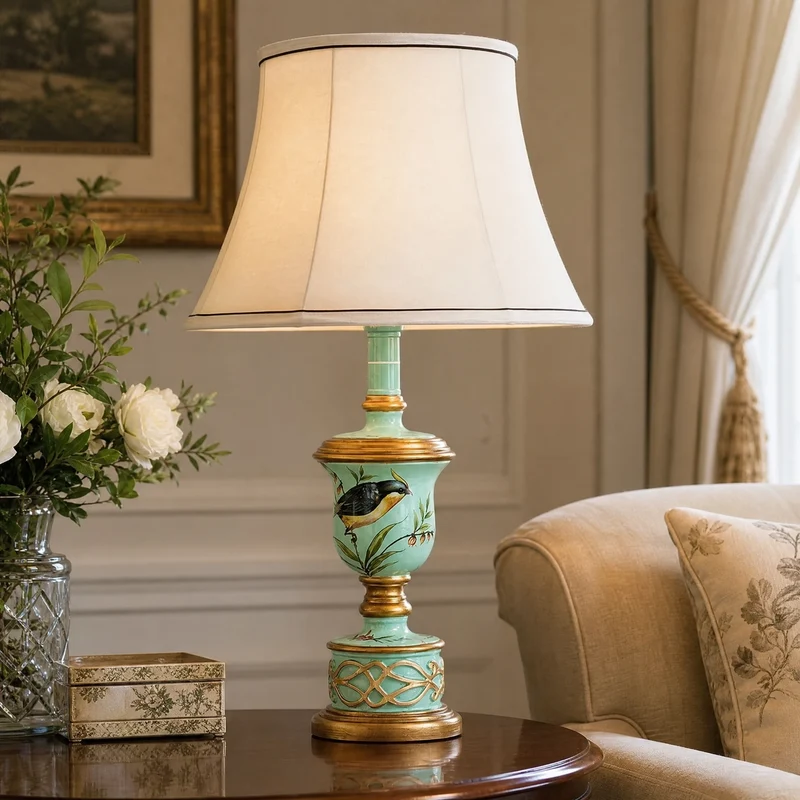 Alte Vintage Nachttischlampe