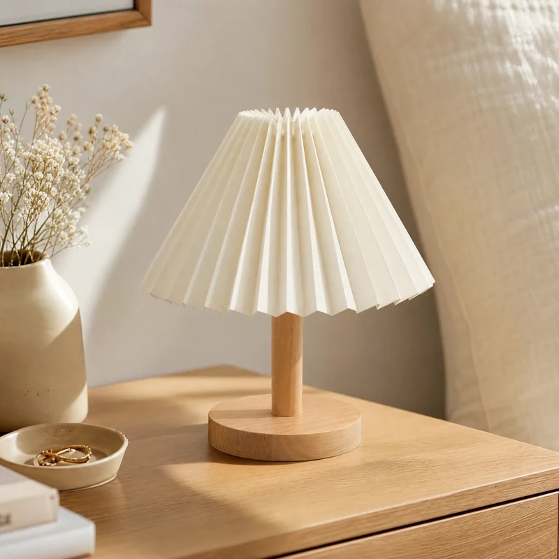 Kleine Vintage Nachttischlampe