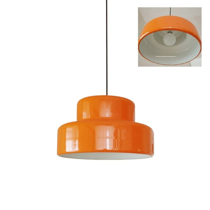 Vintage Orange Lampe
