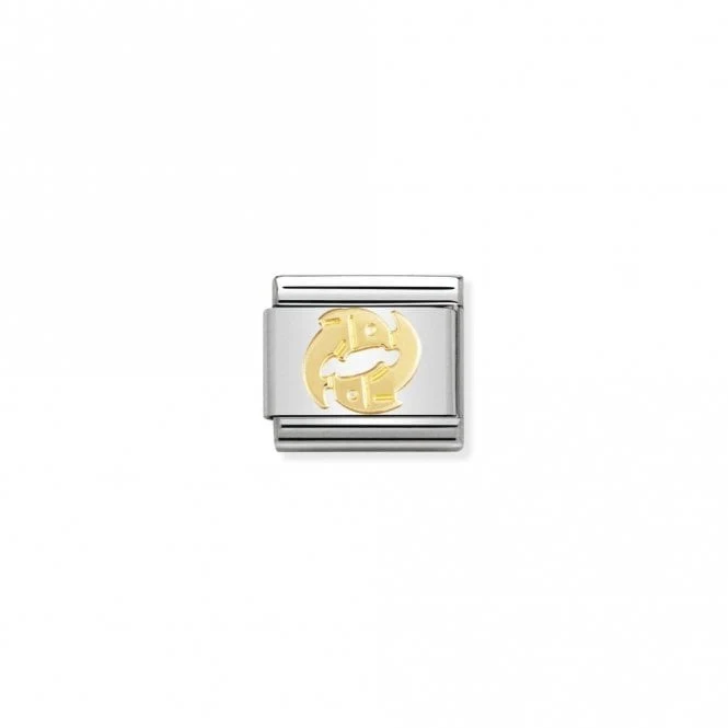 Classic Gold Pisces Zodiac Charms