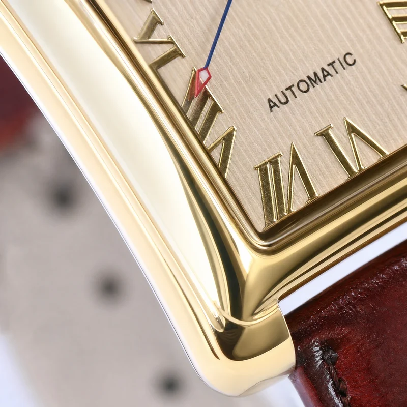 Vintage rechteckige Uhr