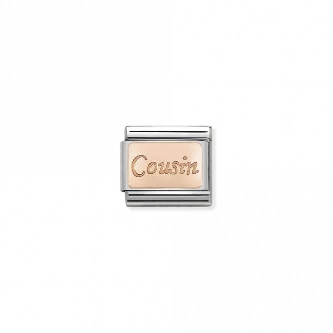 Classic Rose Gold Cousin Friends & Family Charms