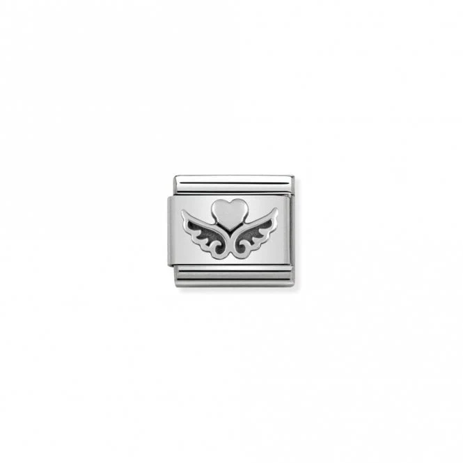 Classic Silver Heart with Wings Fairytale & Fantasy Charms