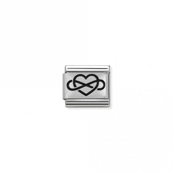 Classic Silver Infinity Heart Love & Hearts Charms