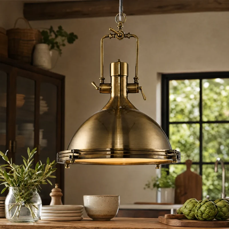 Vintage Metalllampe