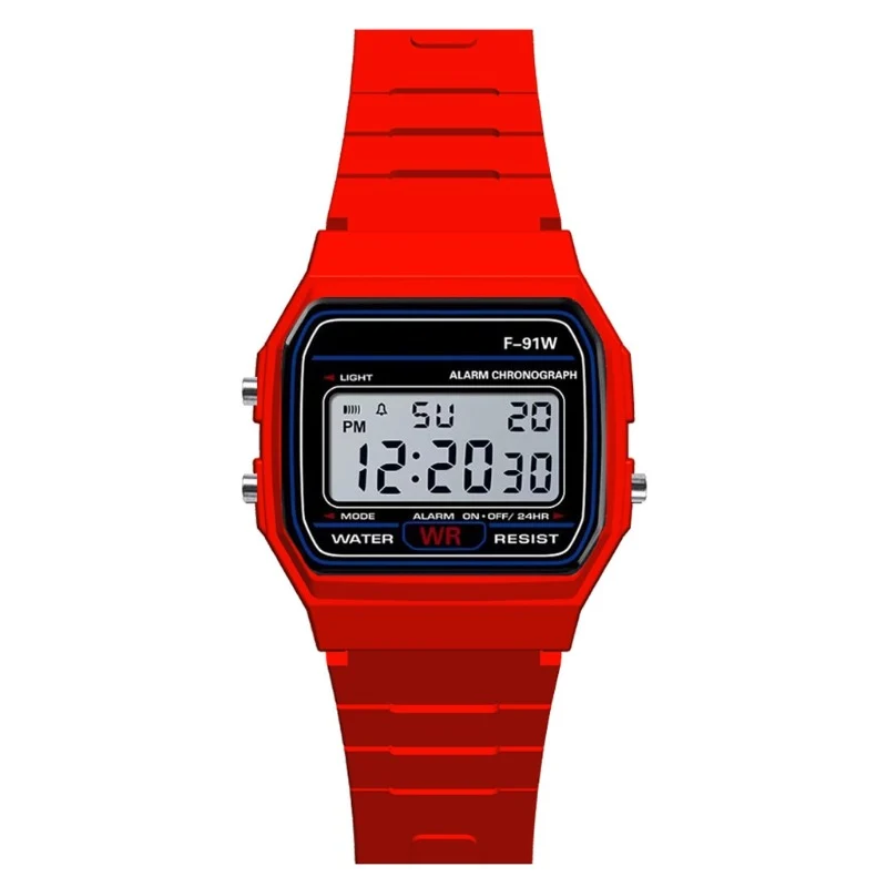 Vintage rote LED-Uhr