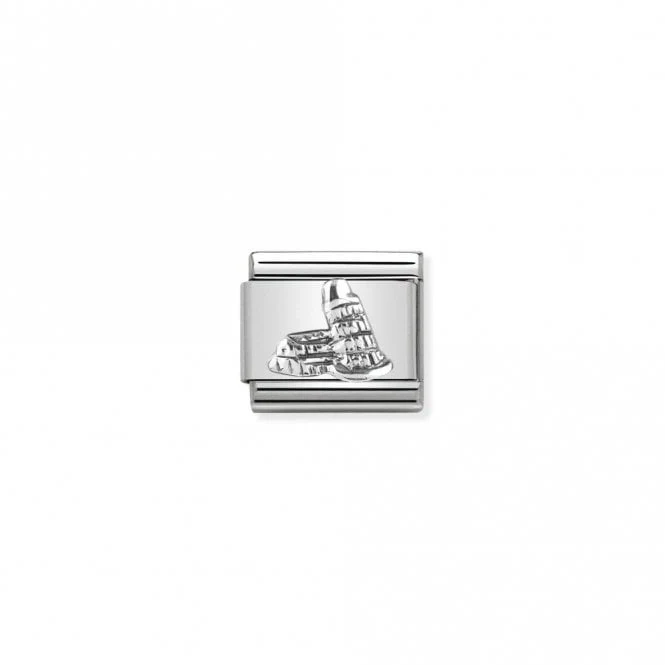 Classic Silver Tower Of Pisa Travel Charms