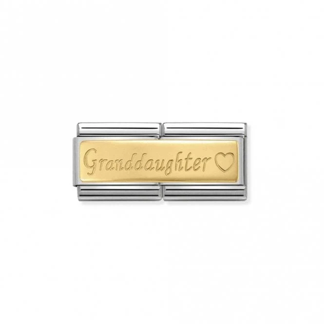 Gold Double Granddaughter Friends & Family Charms