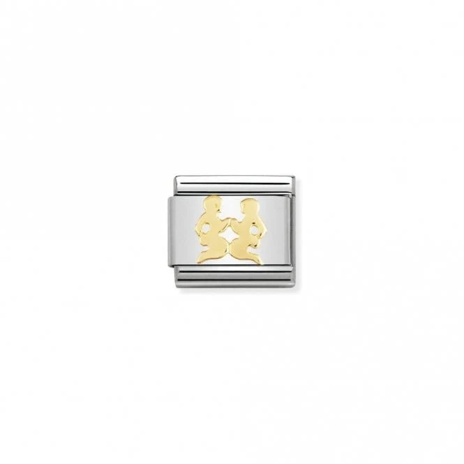 Classic Gold Gemini Zodiac Charms