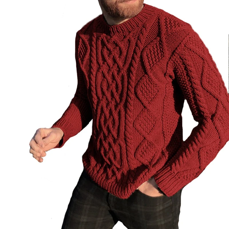 Vintage Roter Pullover