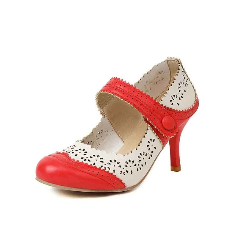 Pin Up Frau Vintage Schuh