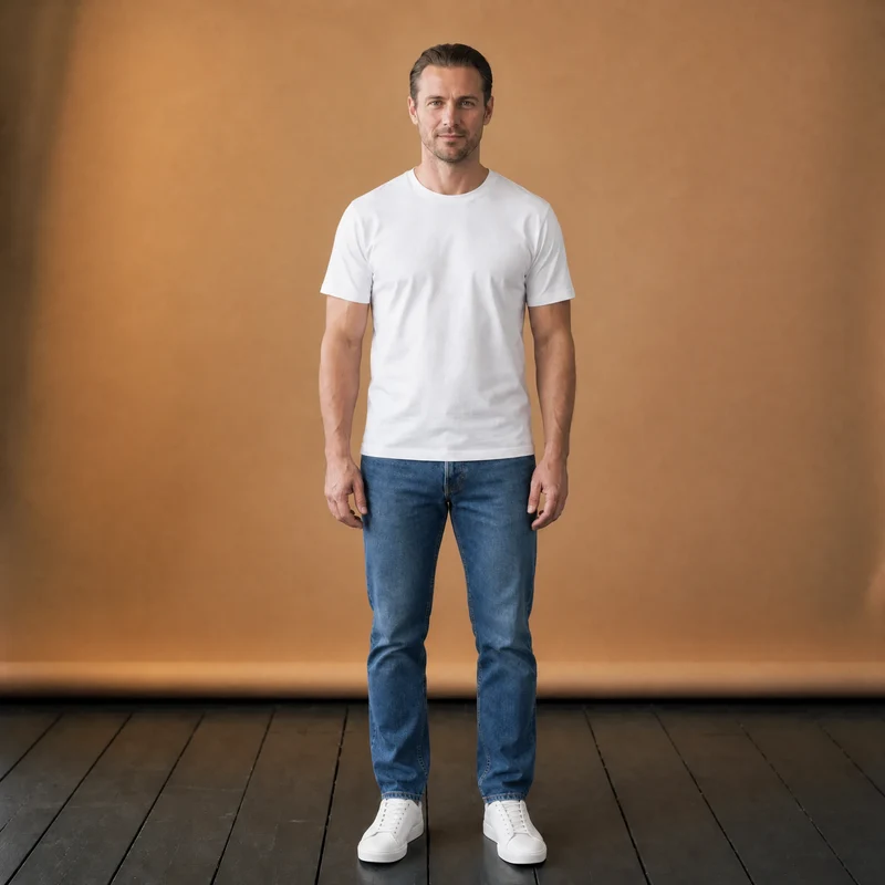 Vintage Herren Weißes T-Shirt