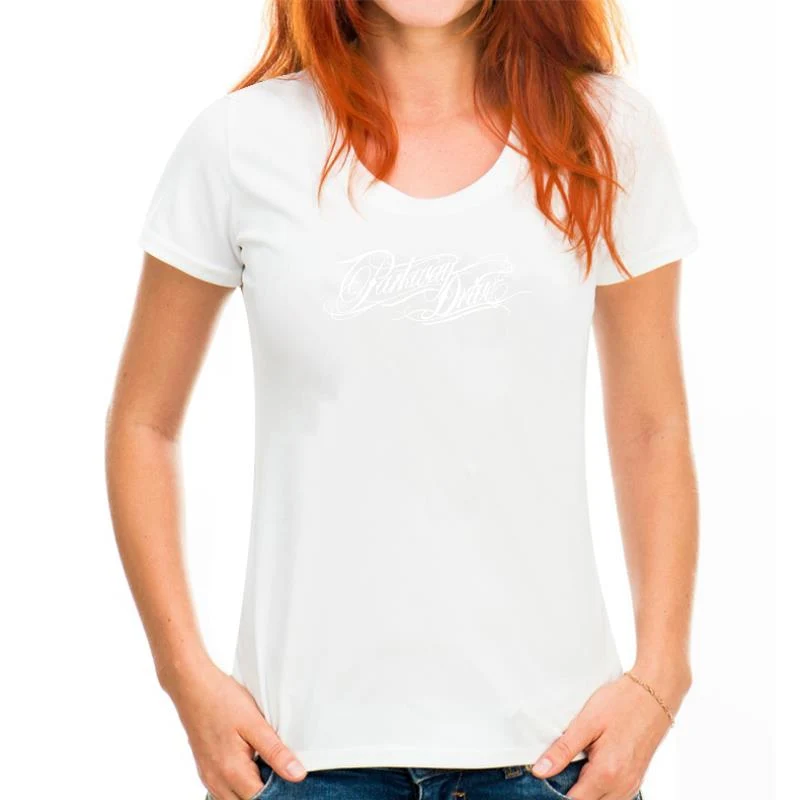 Vintage Backpacker-T-Shirt für Damen