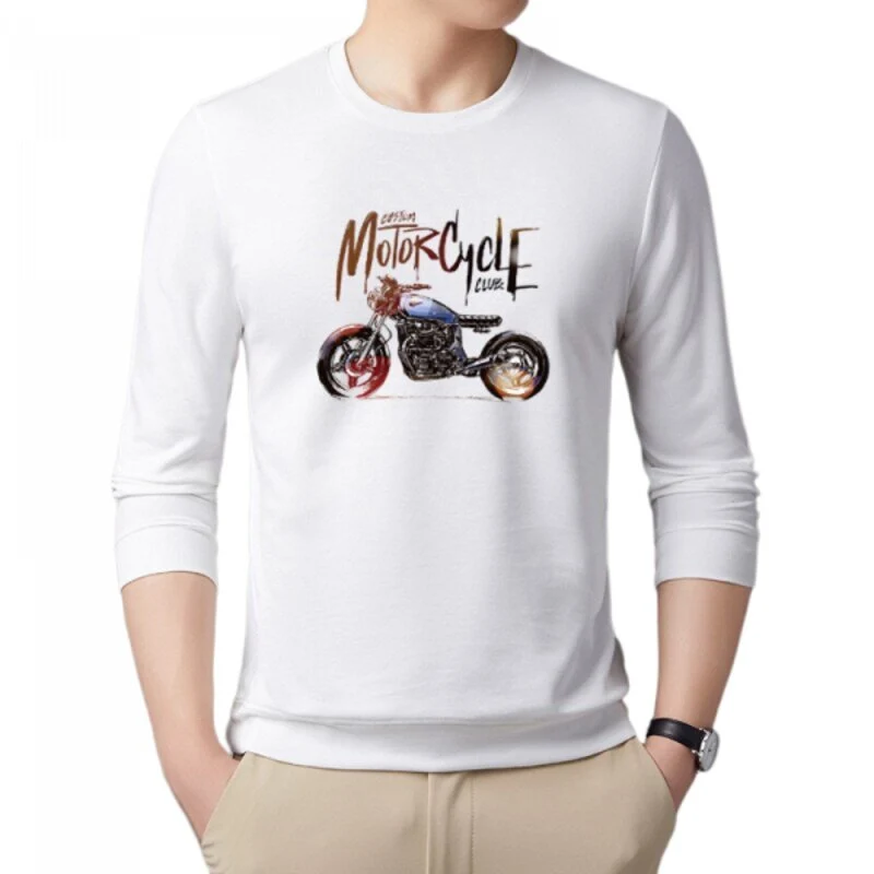 Vintage Motorrad Langarm T-Shirt