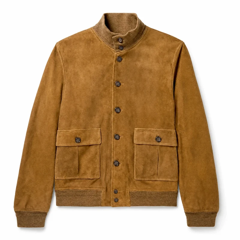 Vintage Herren Wildlederjacke