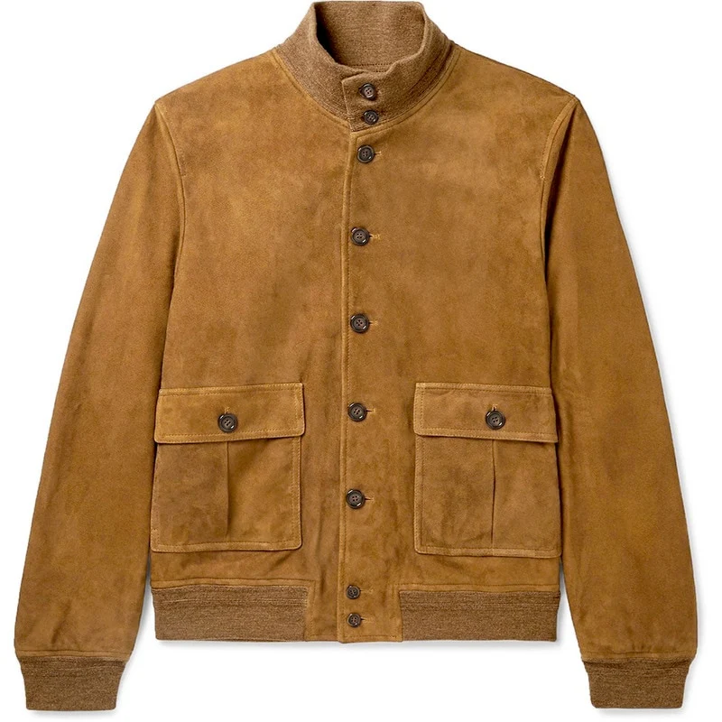 Vintage Herren Wildlederjacke
