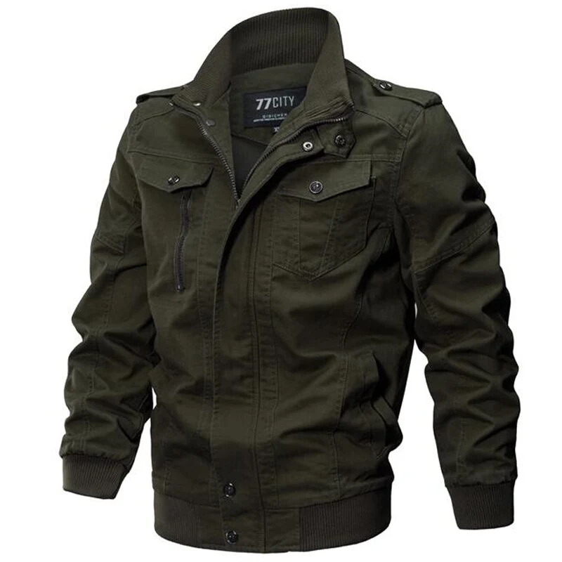 Vintage Herren Militärjacke