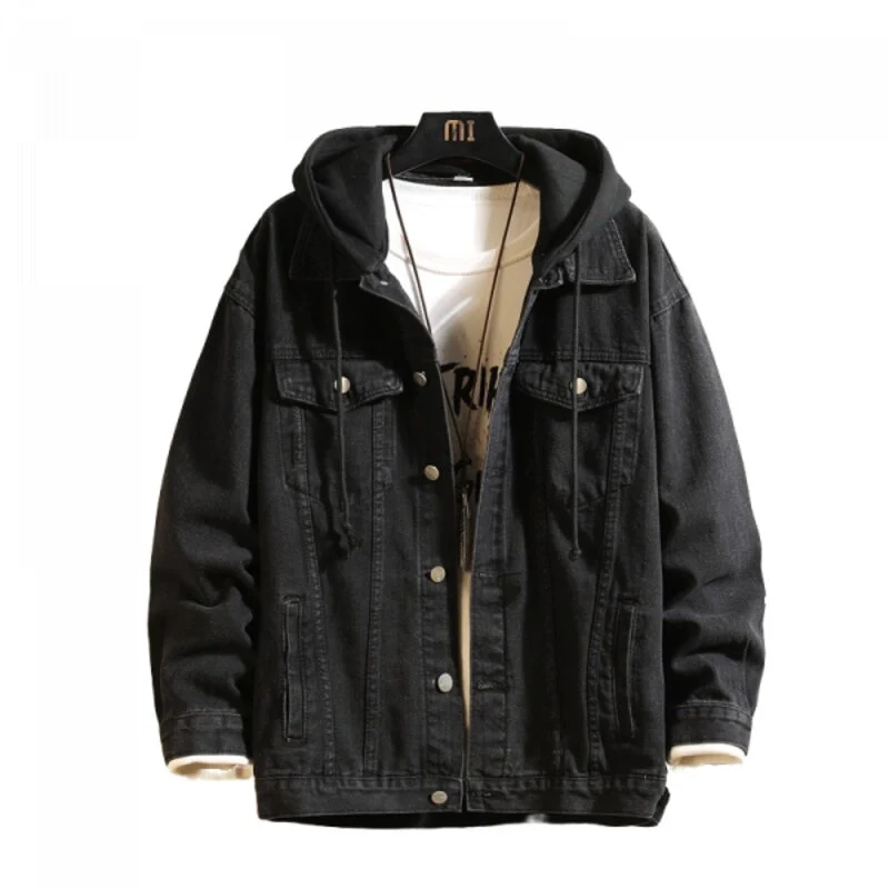 Vintage-Jeansjacke für Herren mit weitem Bein