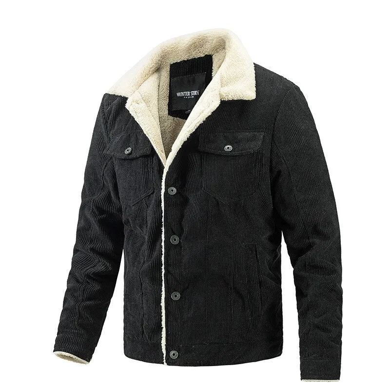 Vintage-Samtjacke für Herren
