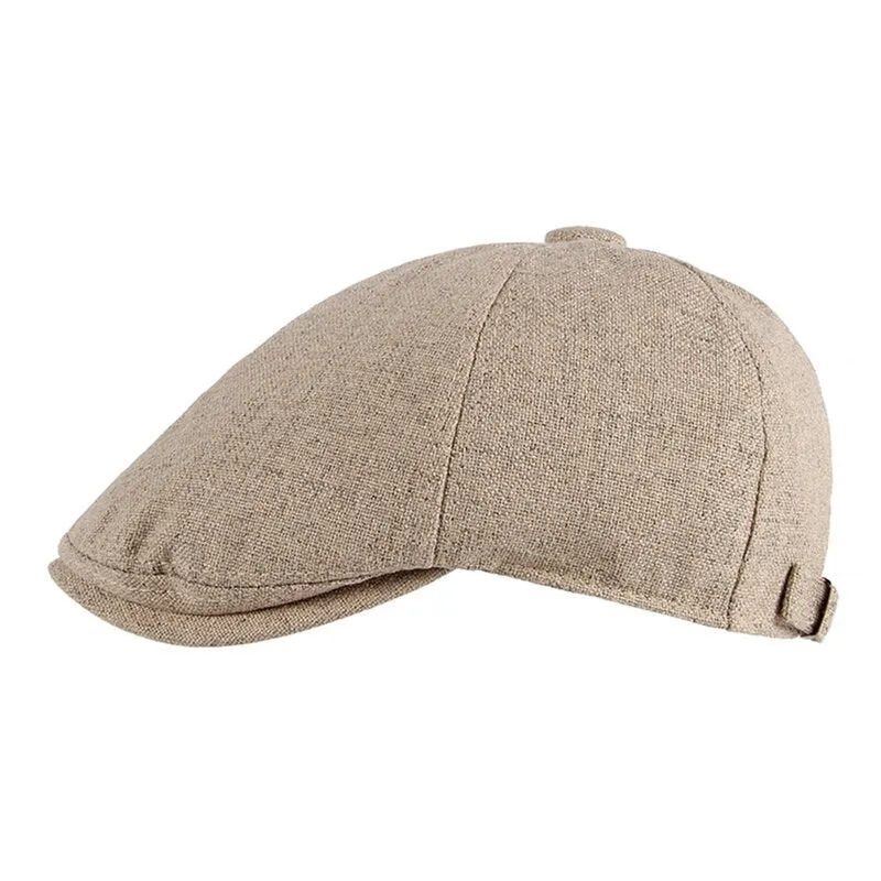 Vintage Khaki Sommer Herrenmütze