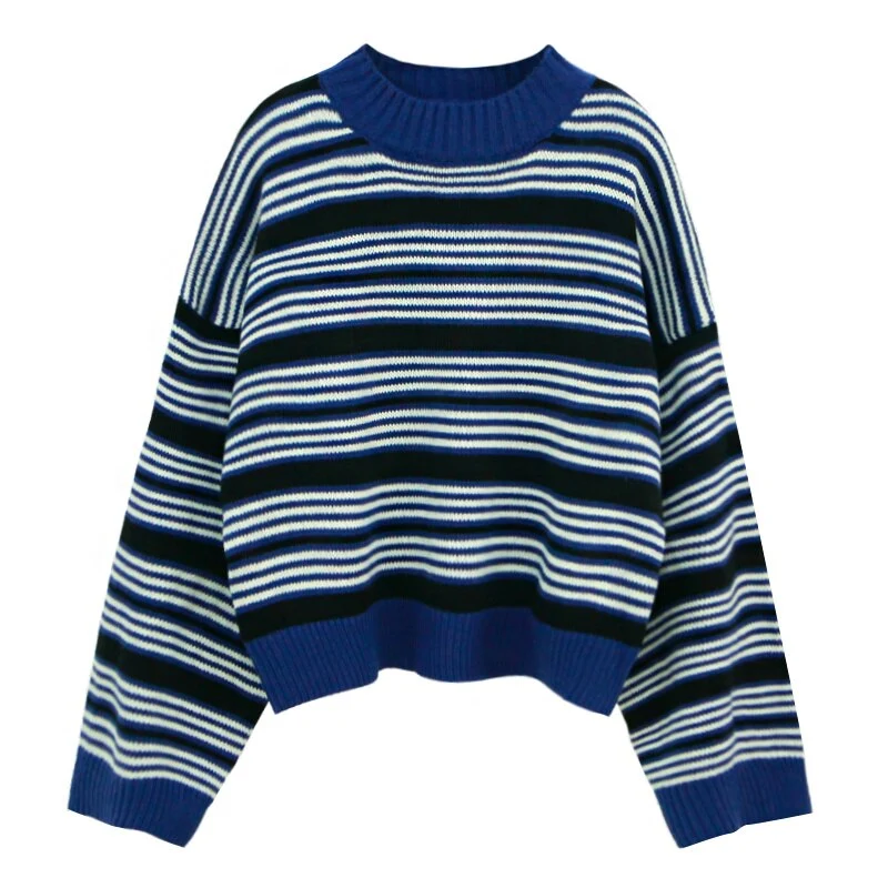 Vintage Gestreifter Pullover