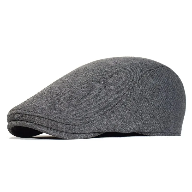 Vintage Herren-Baumwoll-Flachmütze