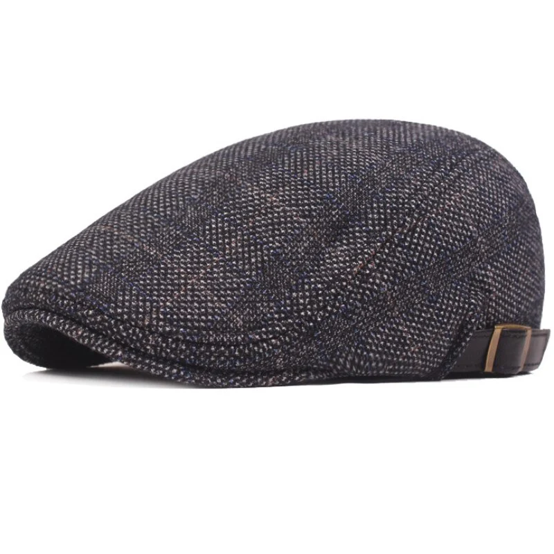 Winter Herren Vintage Schiebermütze