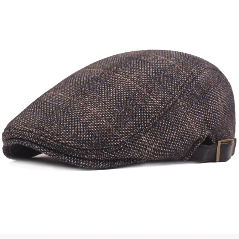 Winter Herren Vintage Schiebermütze