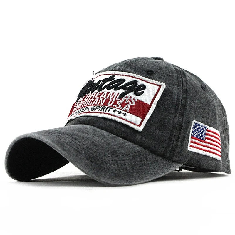 Amerikanische Vintage-Mütze für Herren