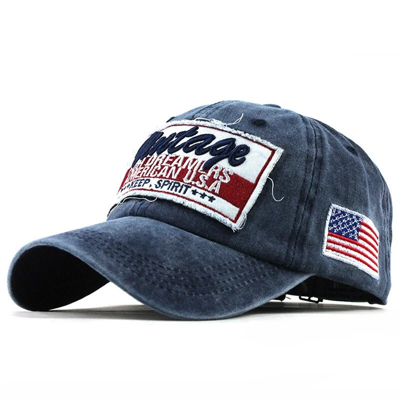 Amerikanische Vintage-Mütze für Herren