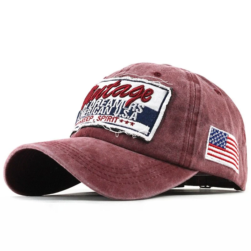 Amerikanische Vintage-Mütze für Herren