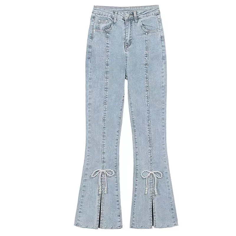 Damenjeans im 80er-Jahre-Vintage-Look