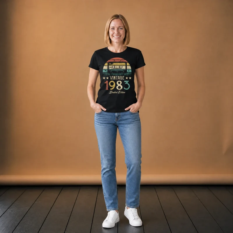 Vintage 1983 Damen T-Shirt