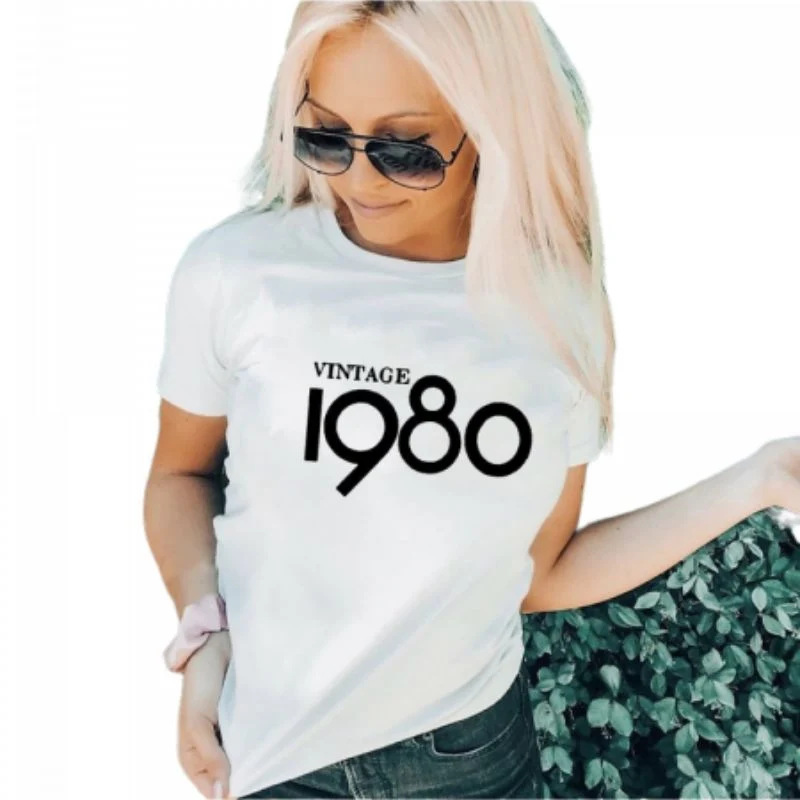 Damen-T-Shirt im Vintage-Stil