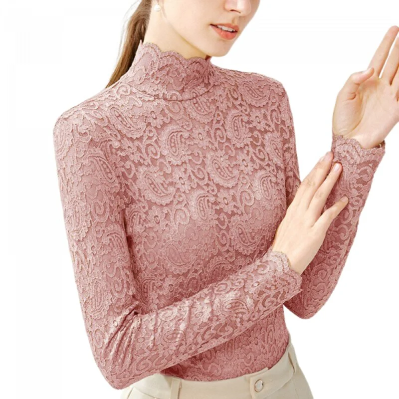 Vintage Blumen Strickpullover