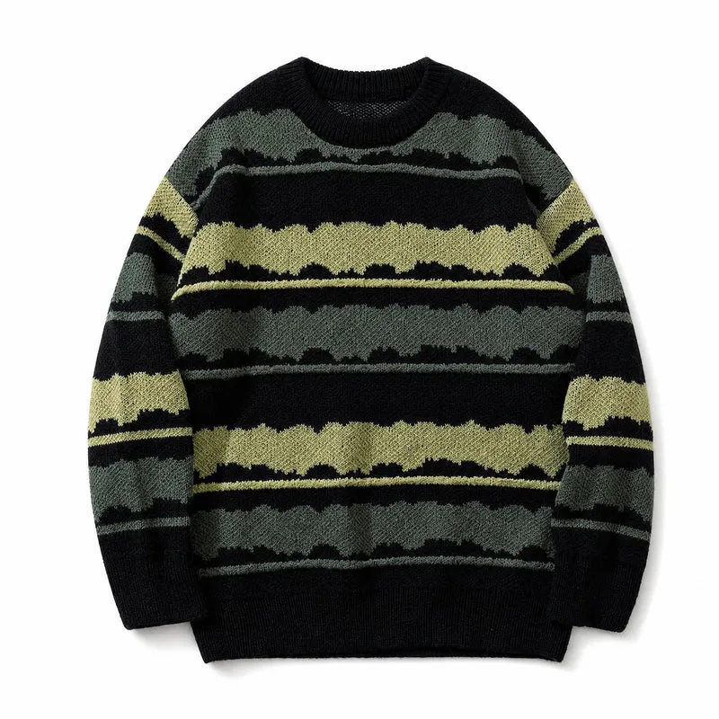 Pullover mit Vintage-Muster