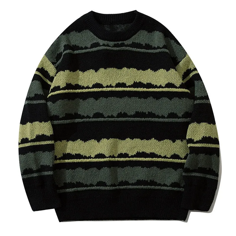 Pullover mit Vintage-Muster