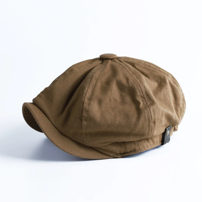Vintage Khaki Herrenmütze