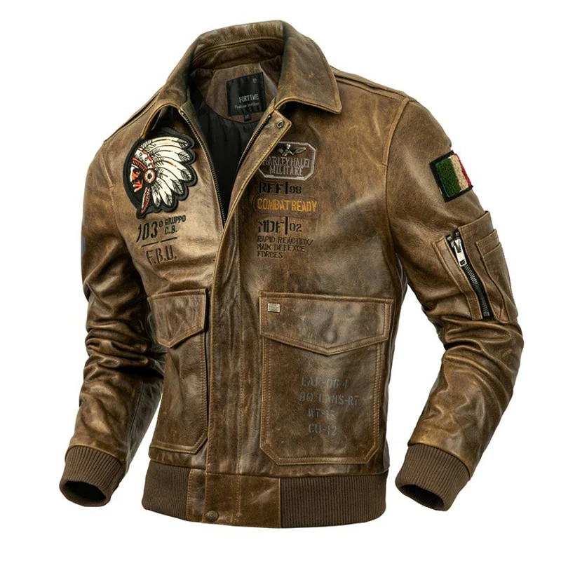 Vintage Motorradmantel