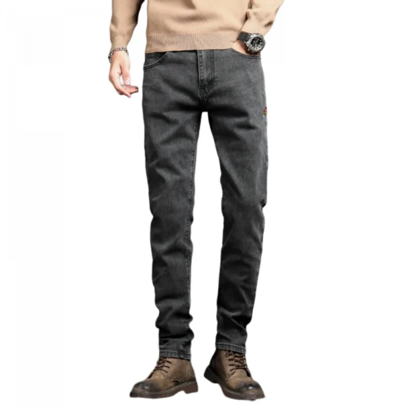 Vintage graue Jeans