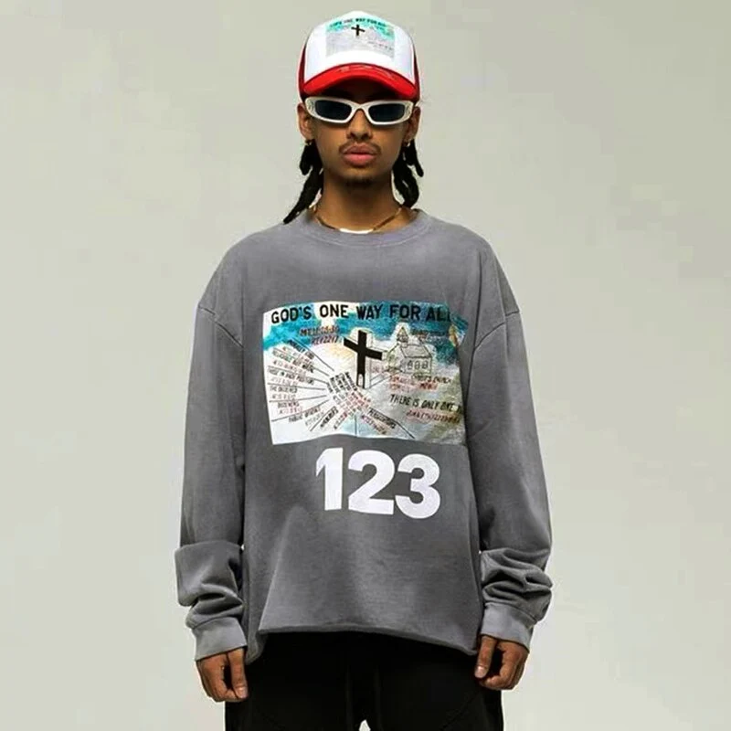 Langes Vintage-T-Shirt
