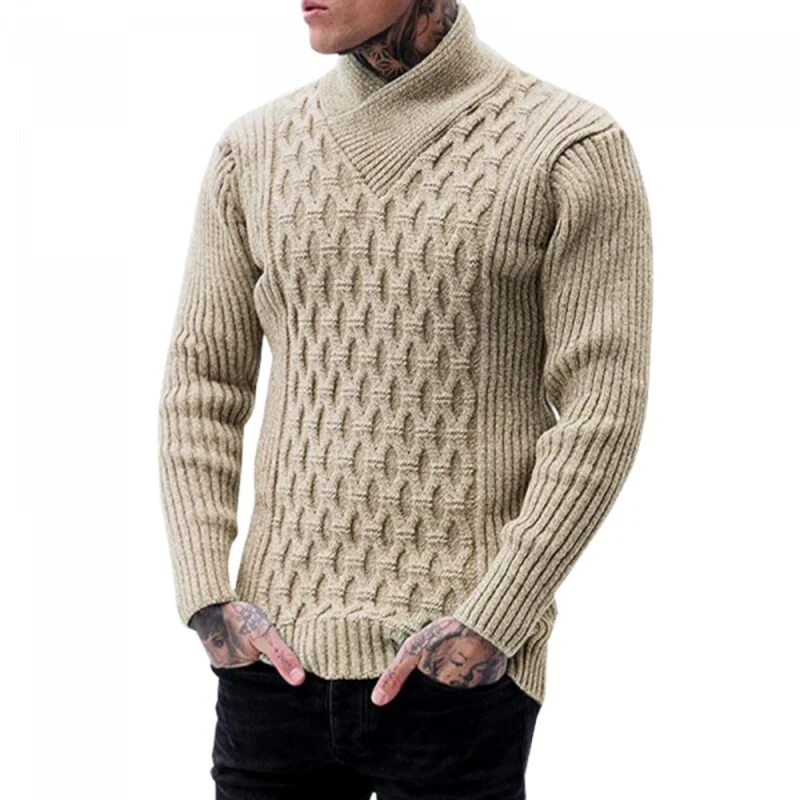 Vintage-Rollkragenpullover für Herren