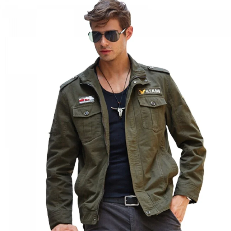 Vintage Army Wolljacke