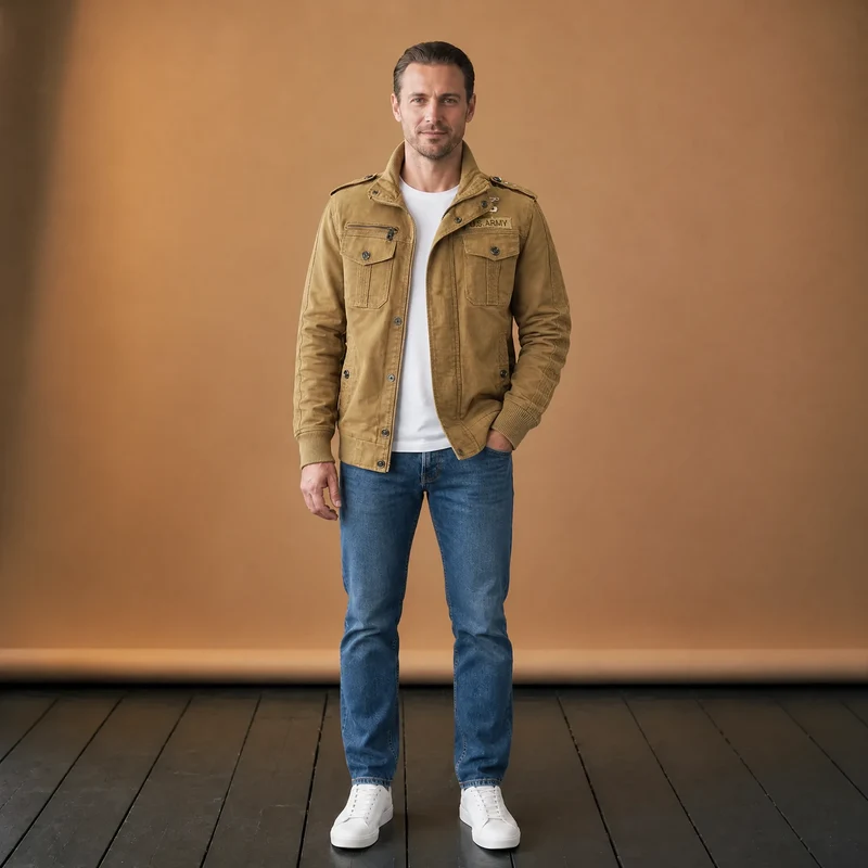 Vintage Militär-Feldjacke