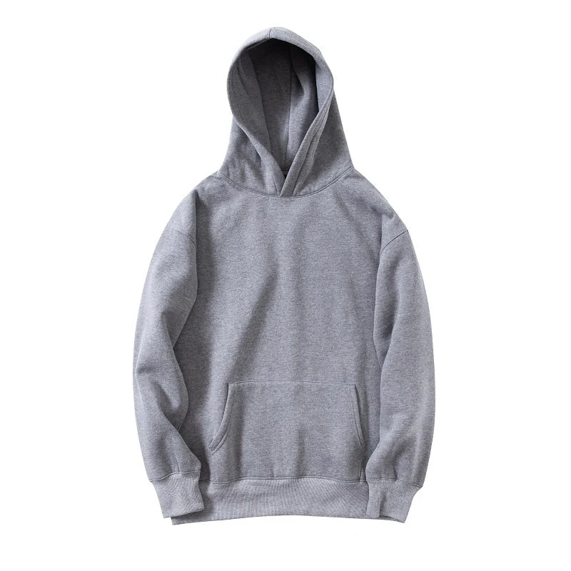 Vintage grauer Kapuzenpullover