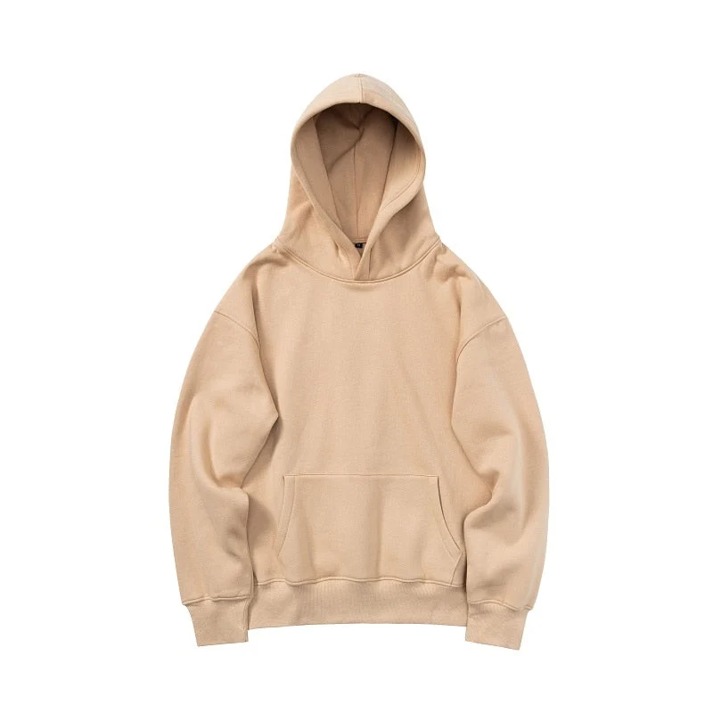 Vintage Beige Kapuzenpullover
