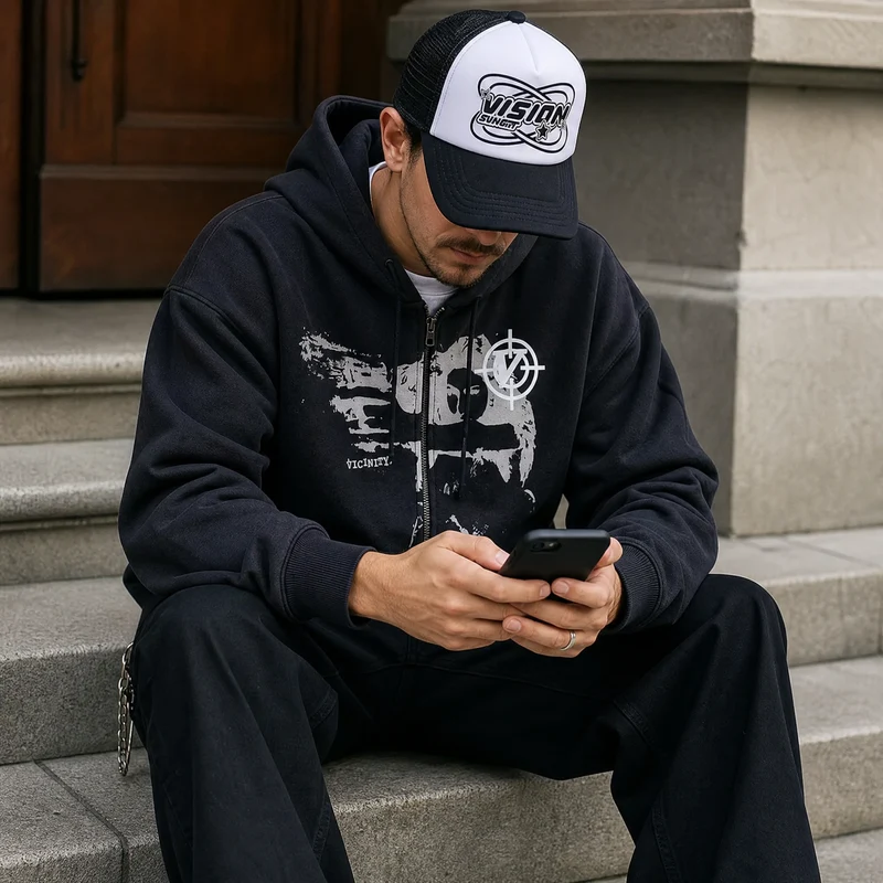 Vintage Sport-Hoodie