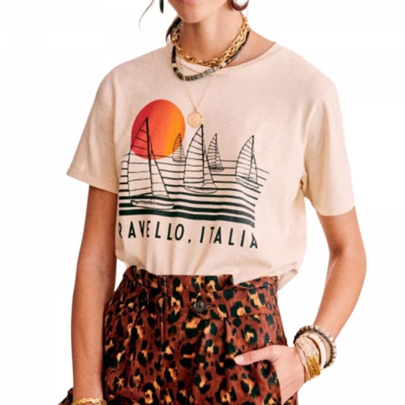 T-Shirt mit Vintage-Print