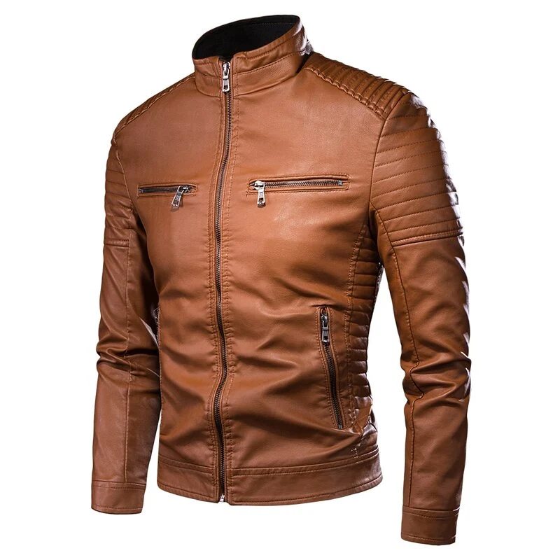 Braune Vintage-Jacke